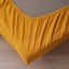 Linen Fitted Sheet - Turmeric