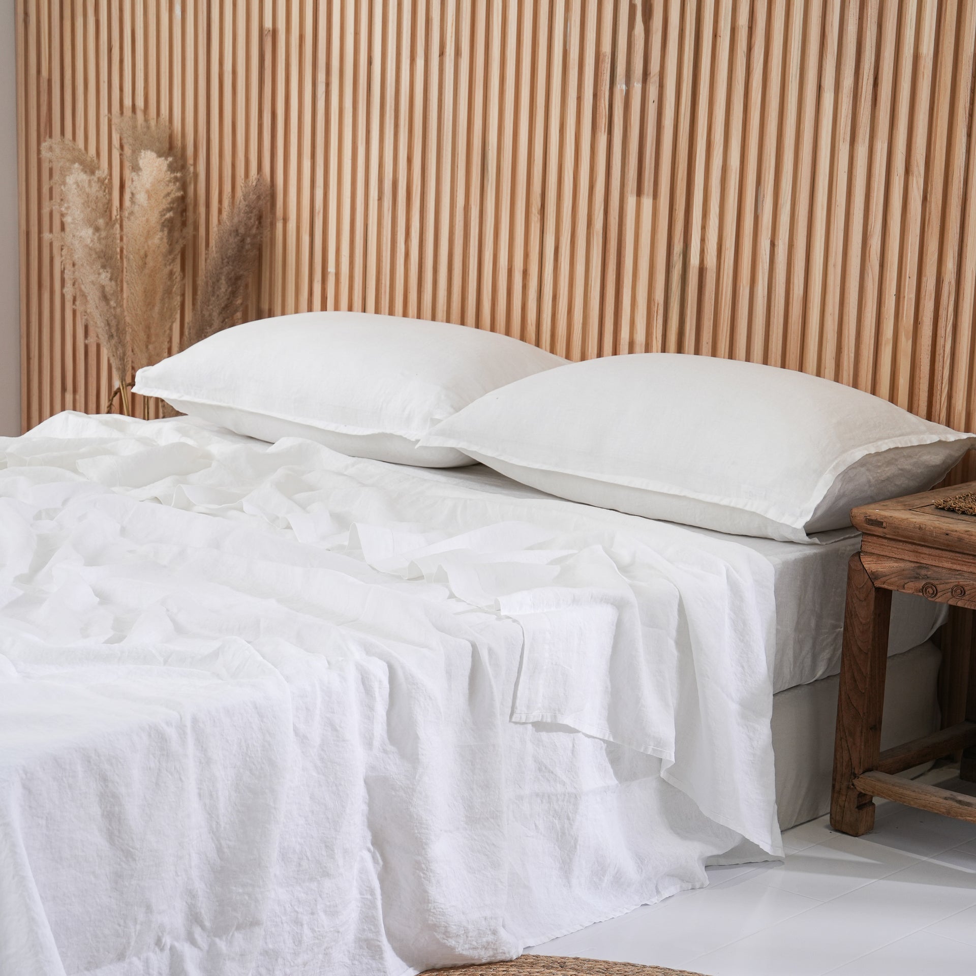 Linen Sheet Set - Snow
