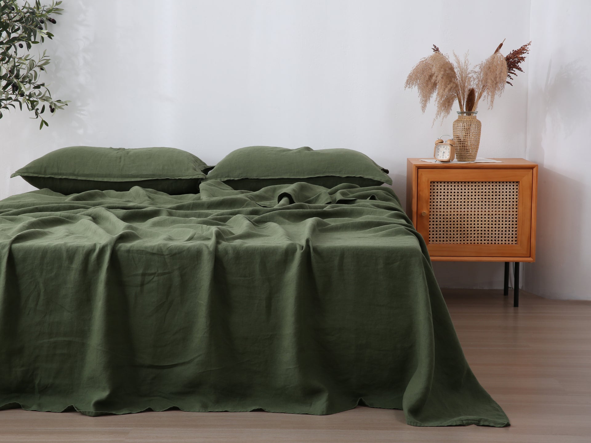 Linen Sheet Set - Forest