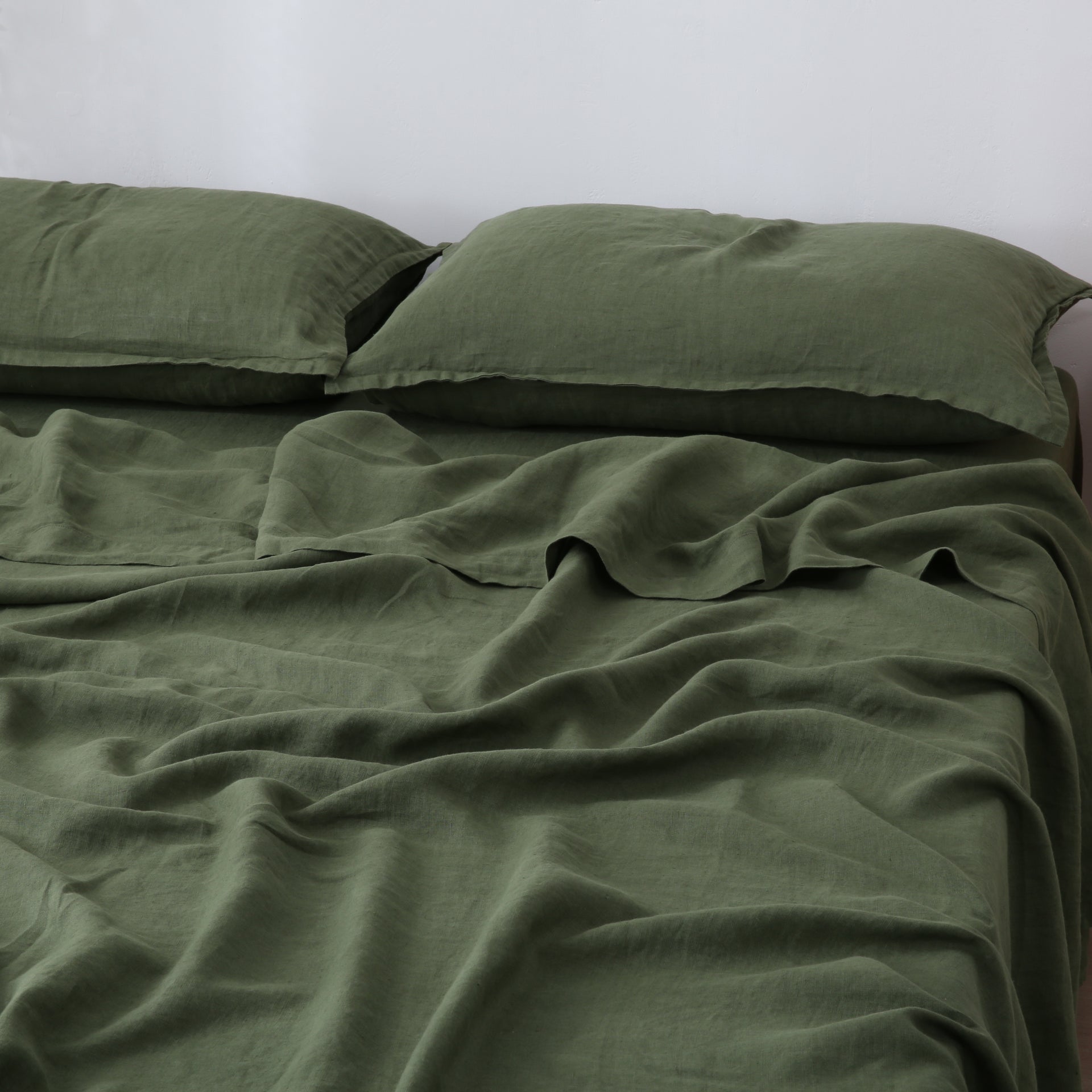 Linen Flat Sheet - Forest