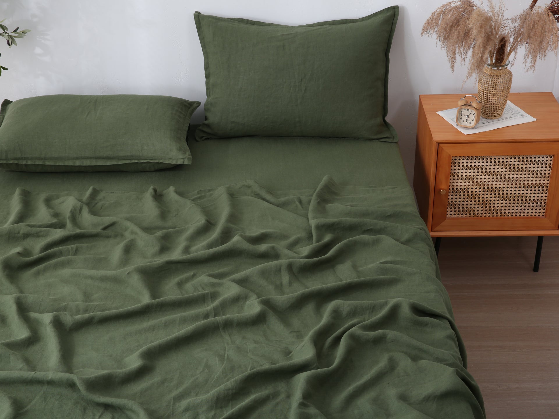 Linen Sheet Set - Forest