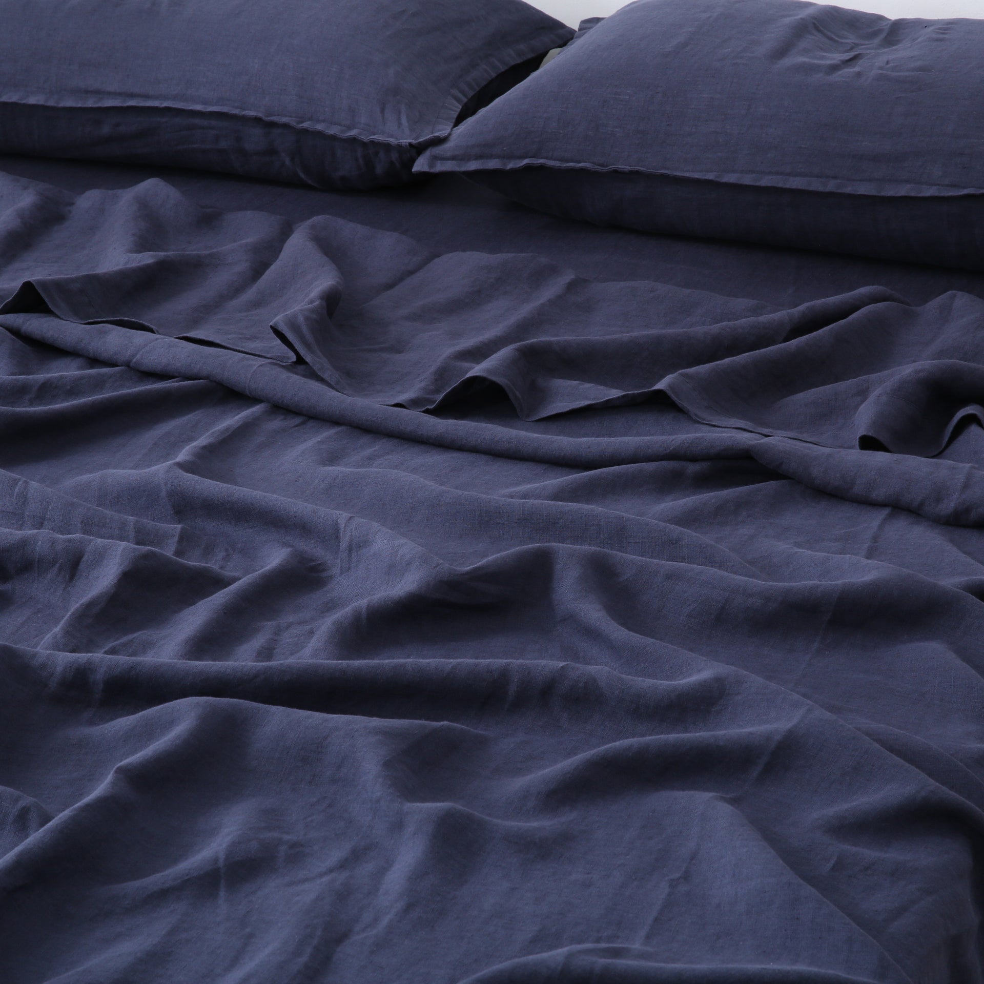 Linen Flat Sheet - Ocean