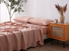 Linen Sheet Set - Pink Clay
