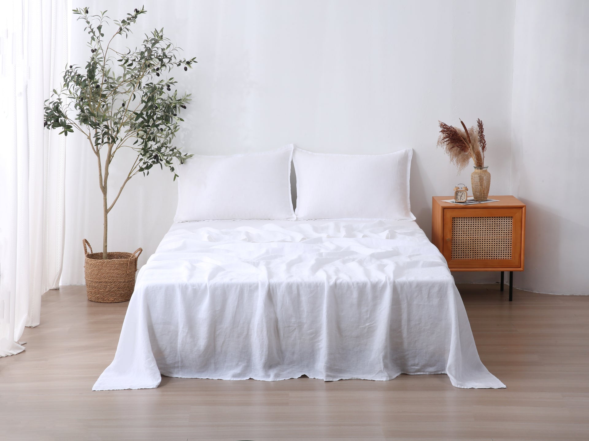 Linen Sheet Set - Snow