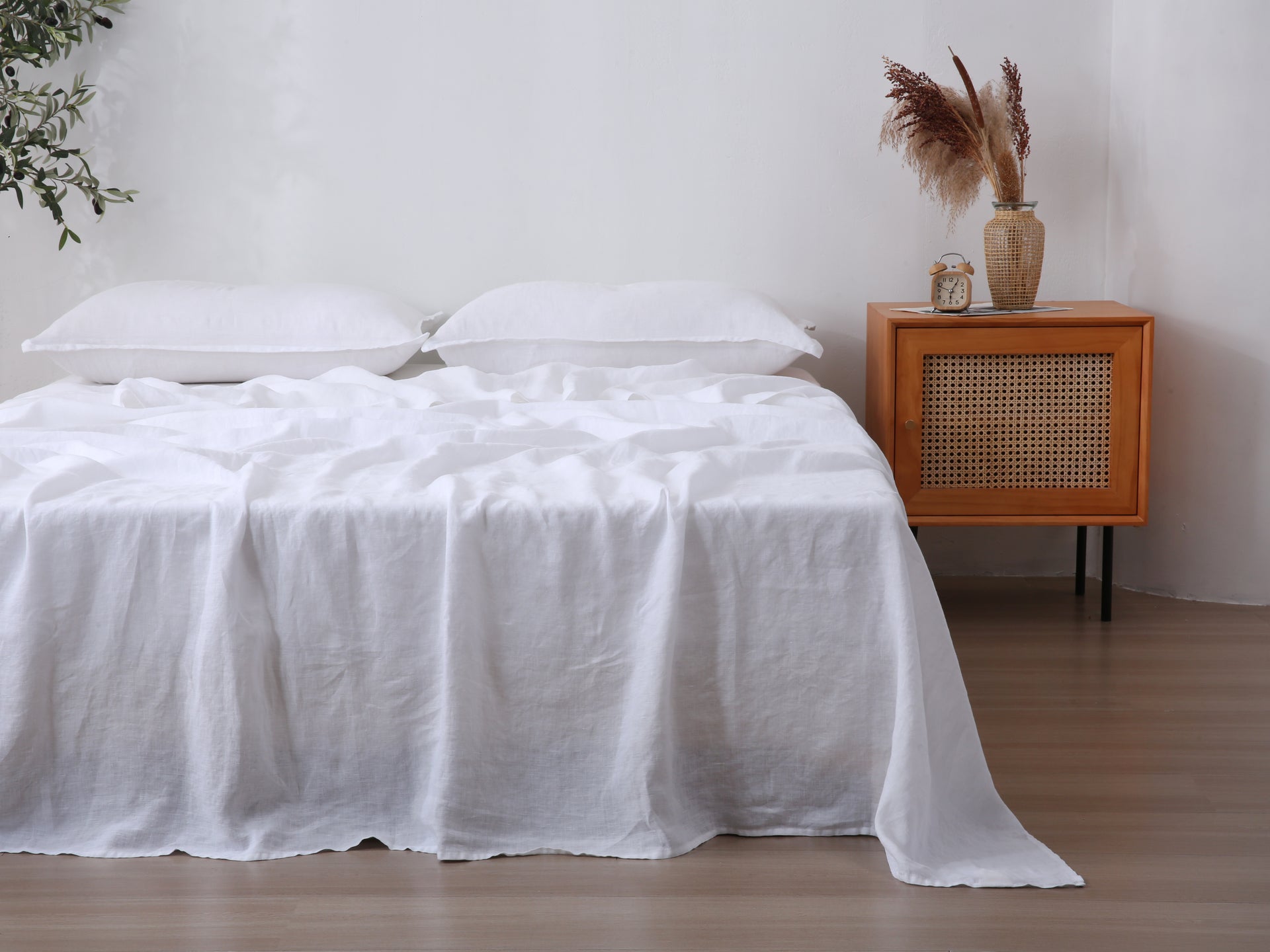 Linen Sheet Set - Snow