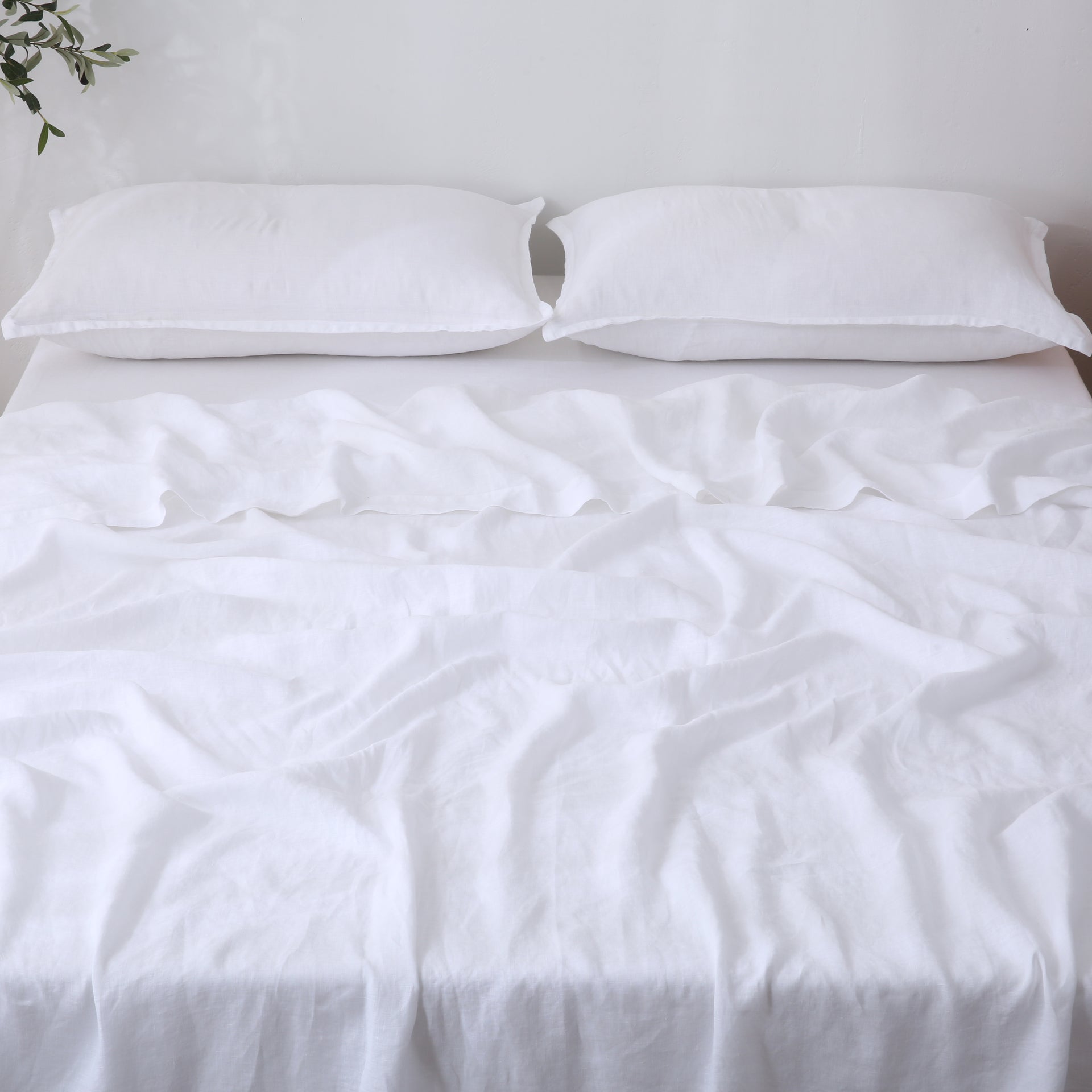 Linen Sheet Set - Snow