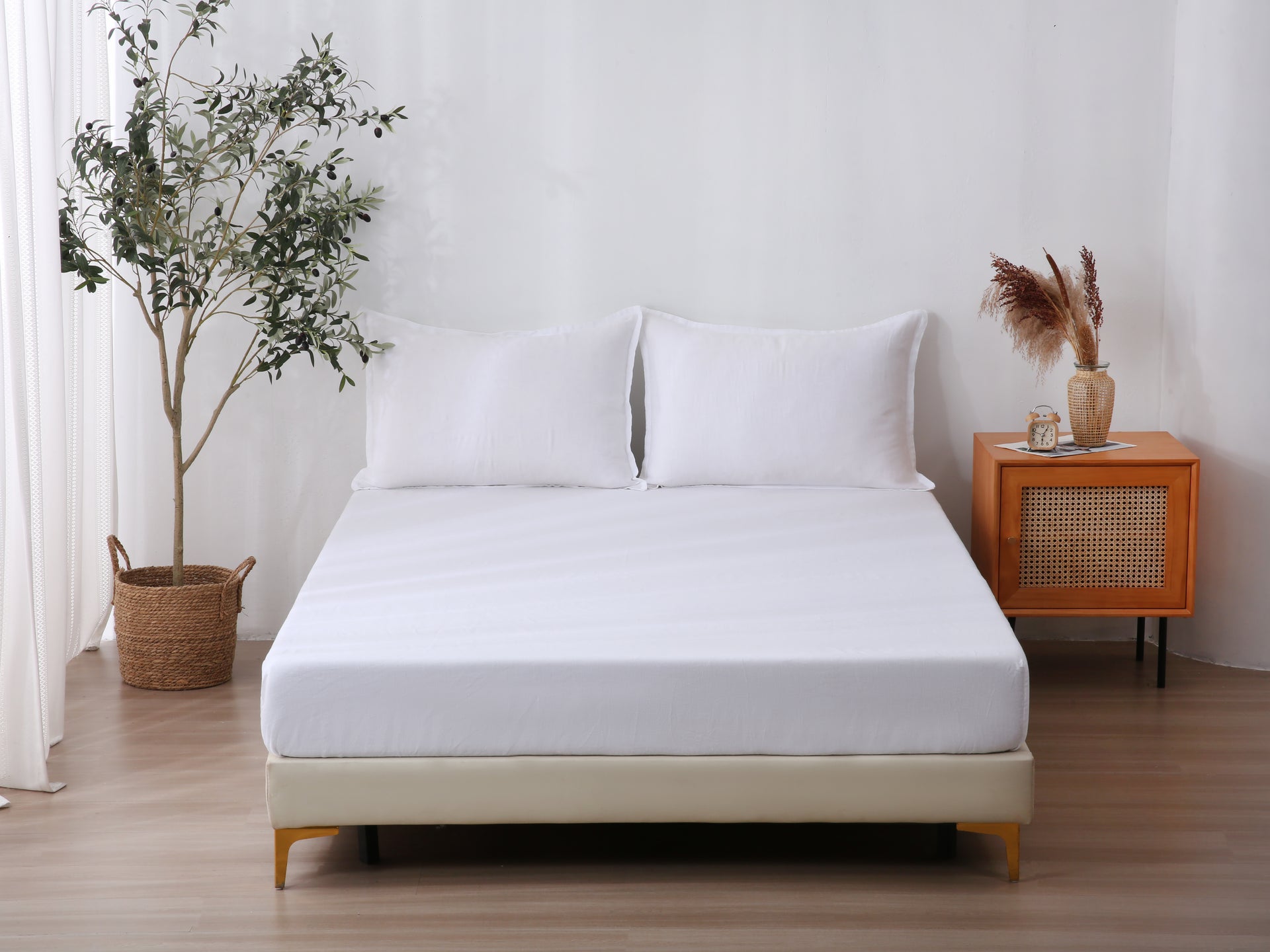 Linen Sheet Set - Snow