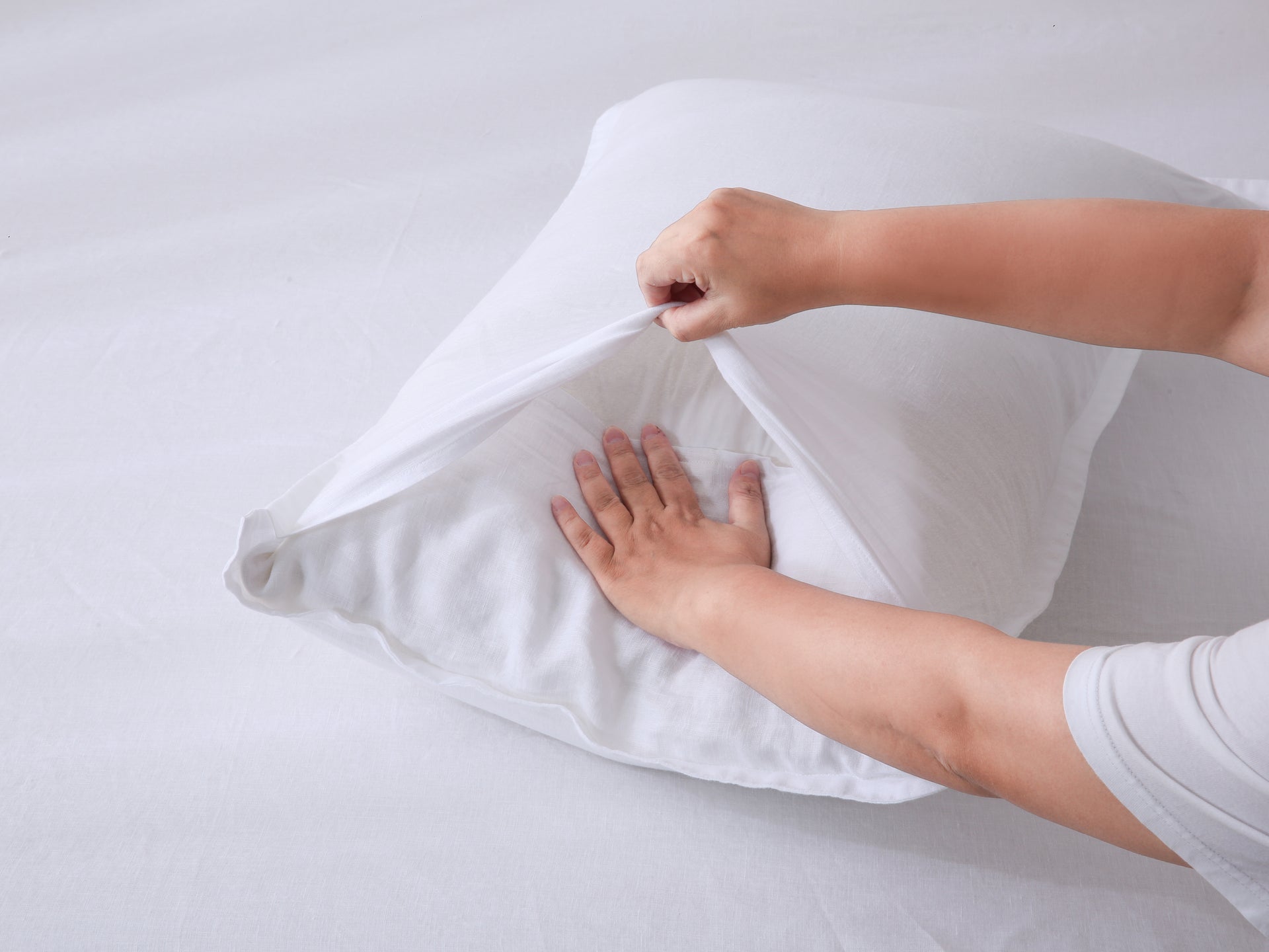 Linen Sheet Set - Snow