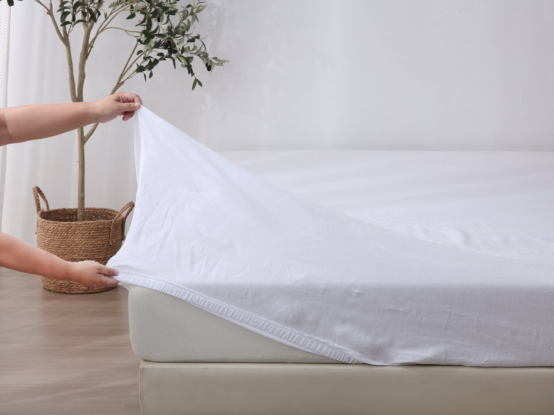 Linen Sheet Set - Snow