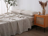 Linen Sheet Set - Beige Gingham