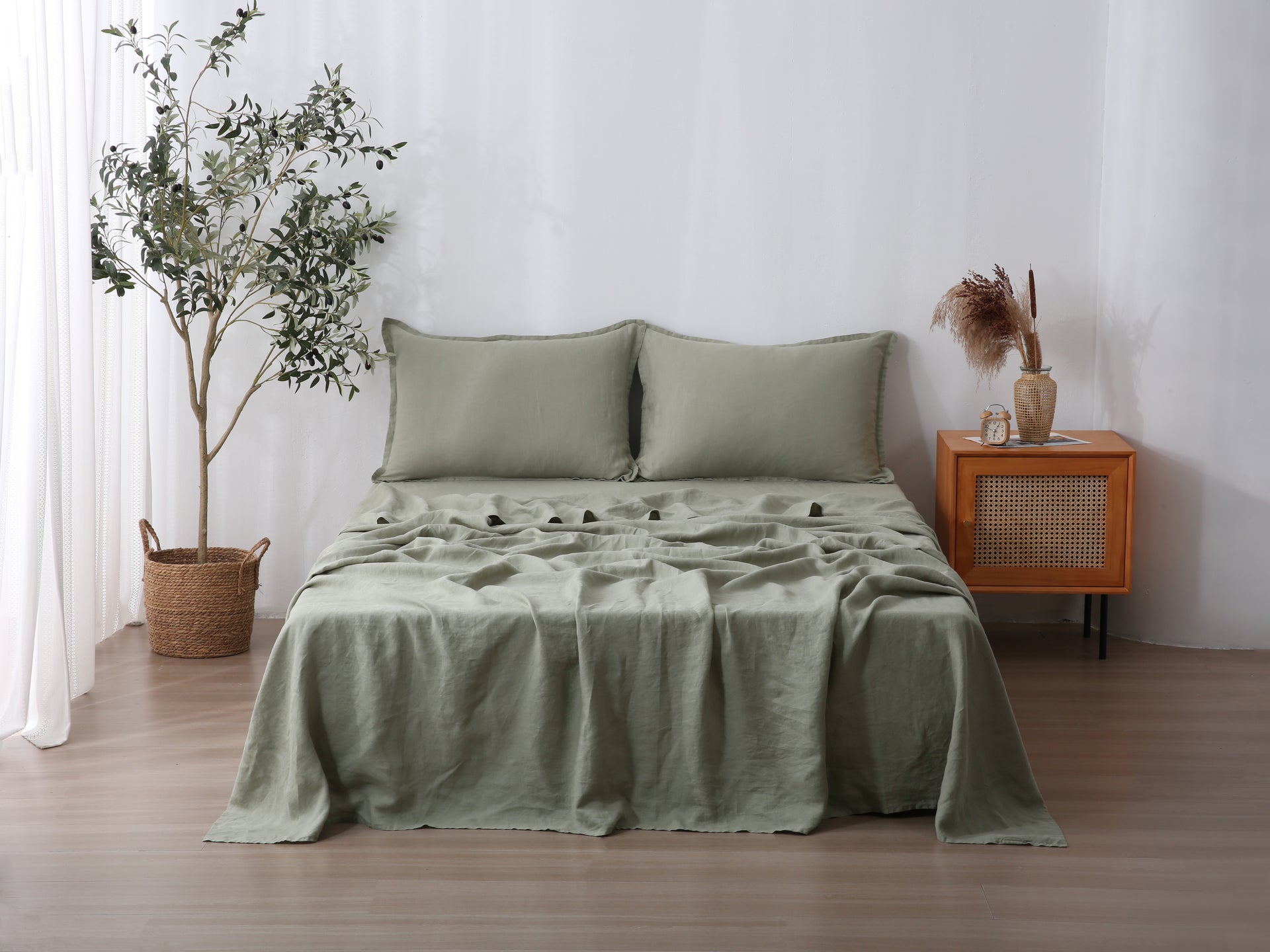 Linen Sheet Set - Fern