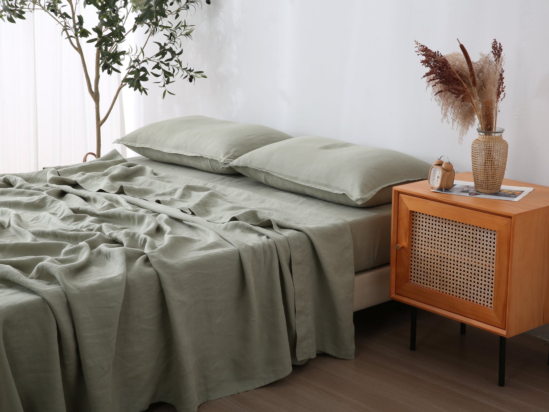 Linen Sheet Set - Fern