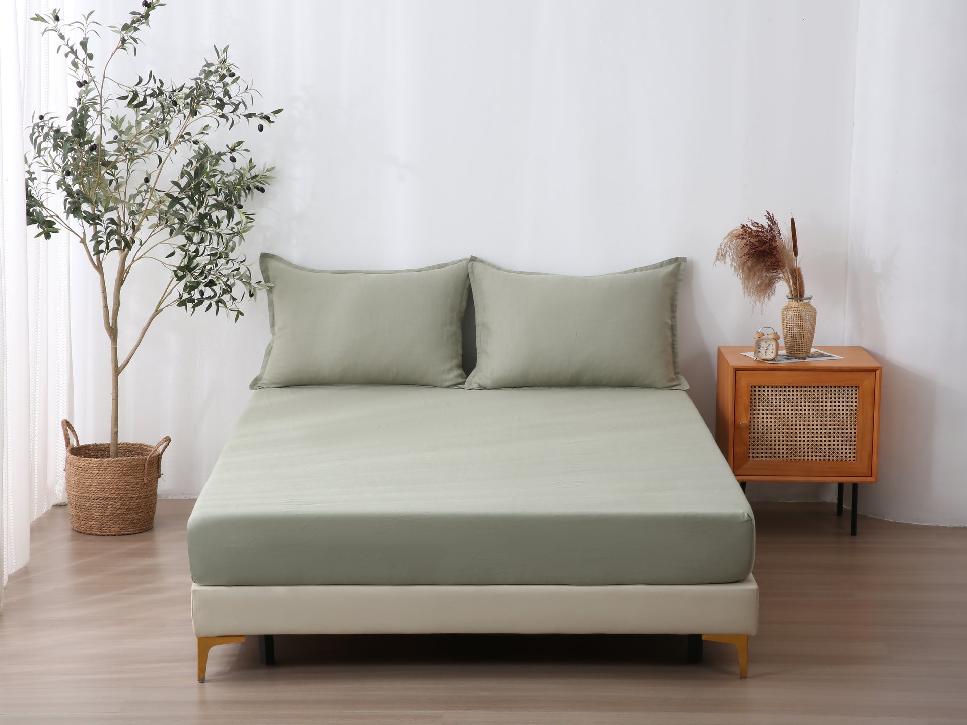 Linen Sheet Set - Fern