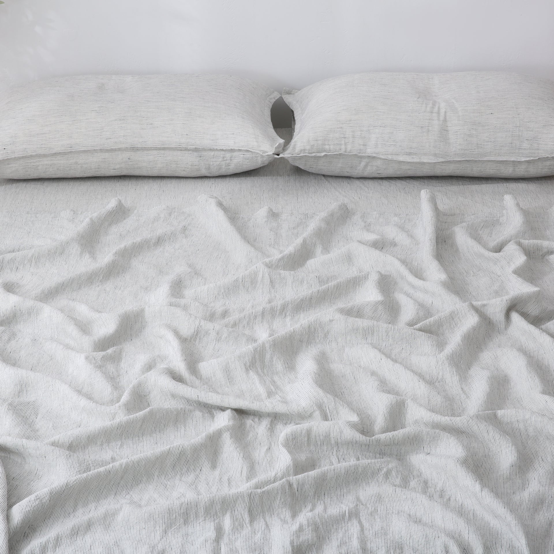 Linen Sheet Set - Pinstripe