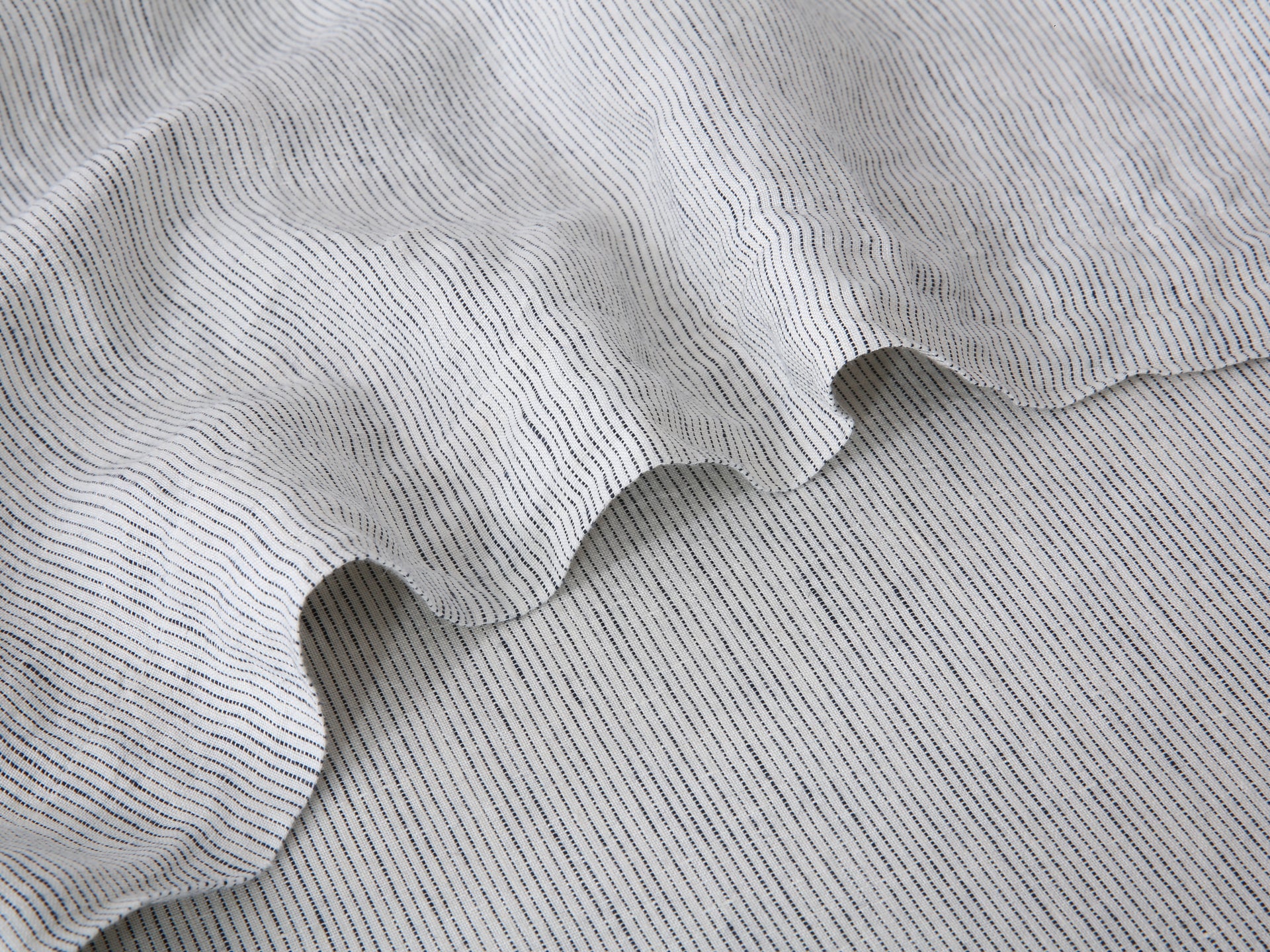 Linen Sheet Set - Pinstripe
