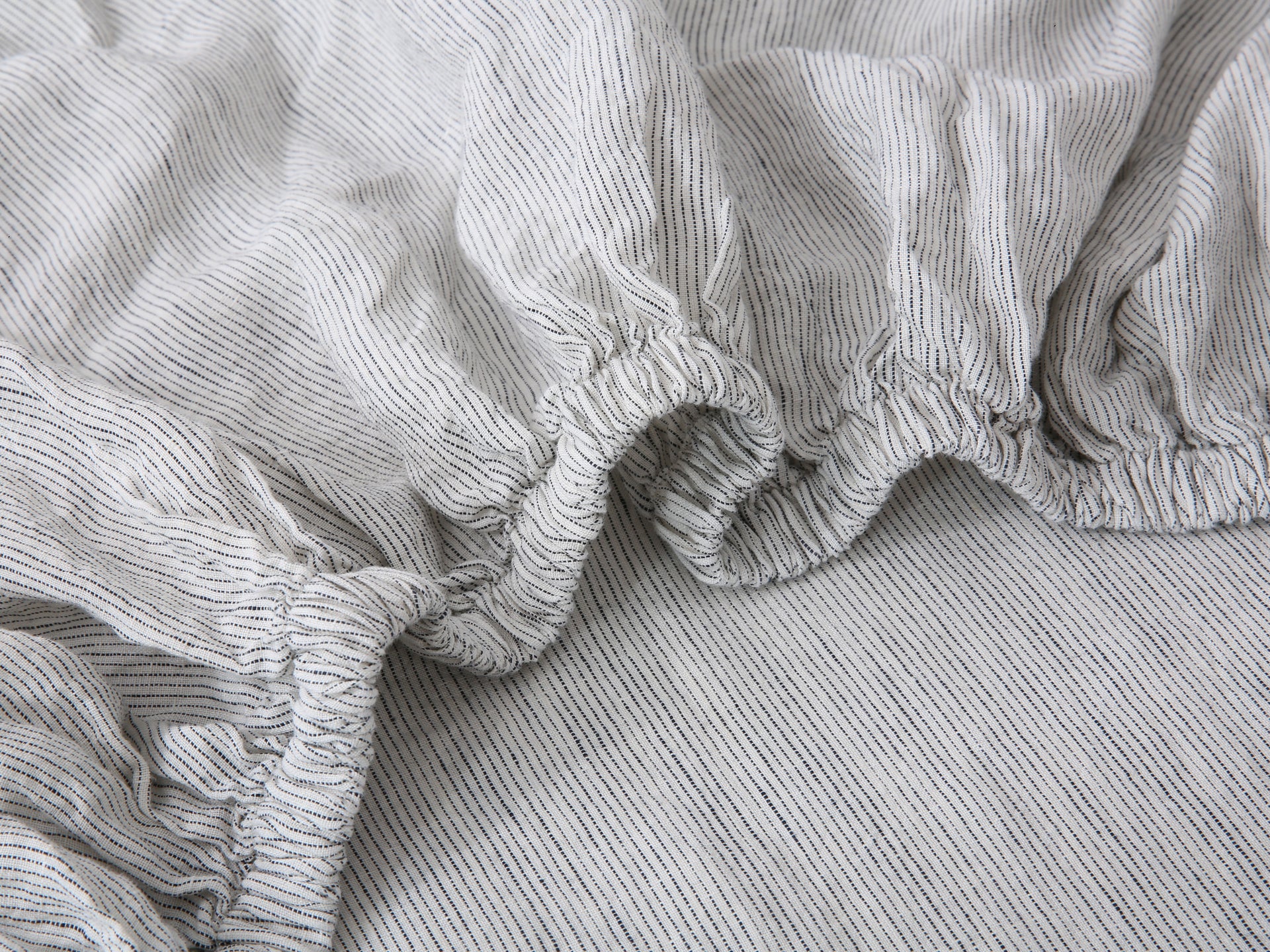 Linen Sheet Set - Pinstripe