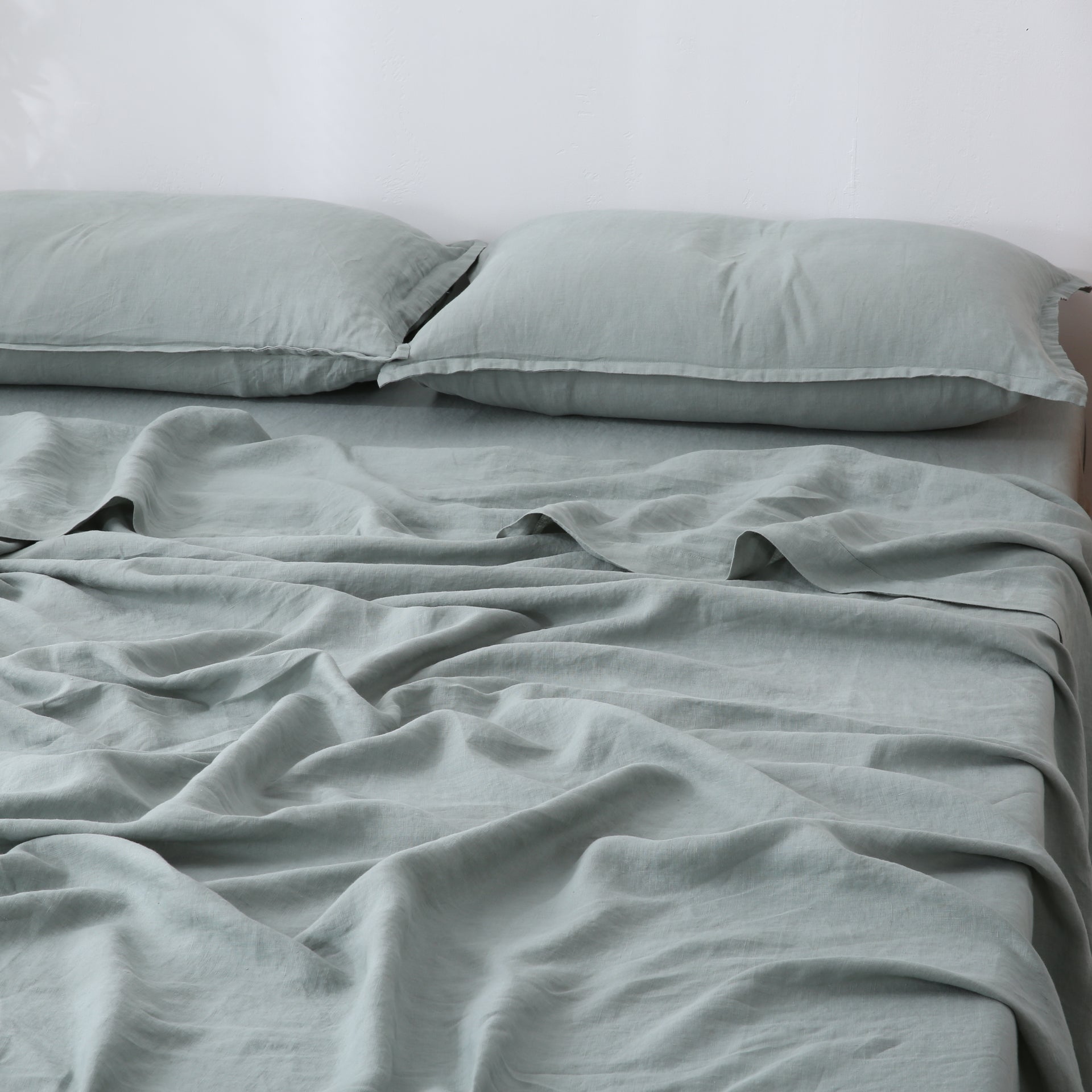 Linen Flat Sheet - Sage