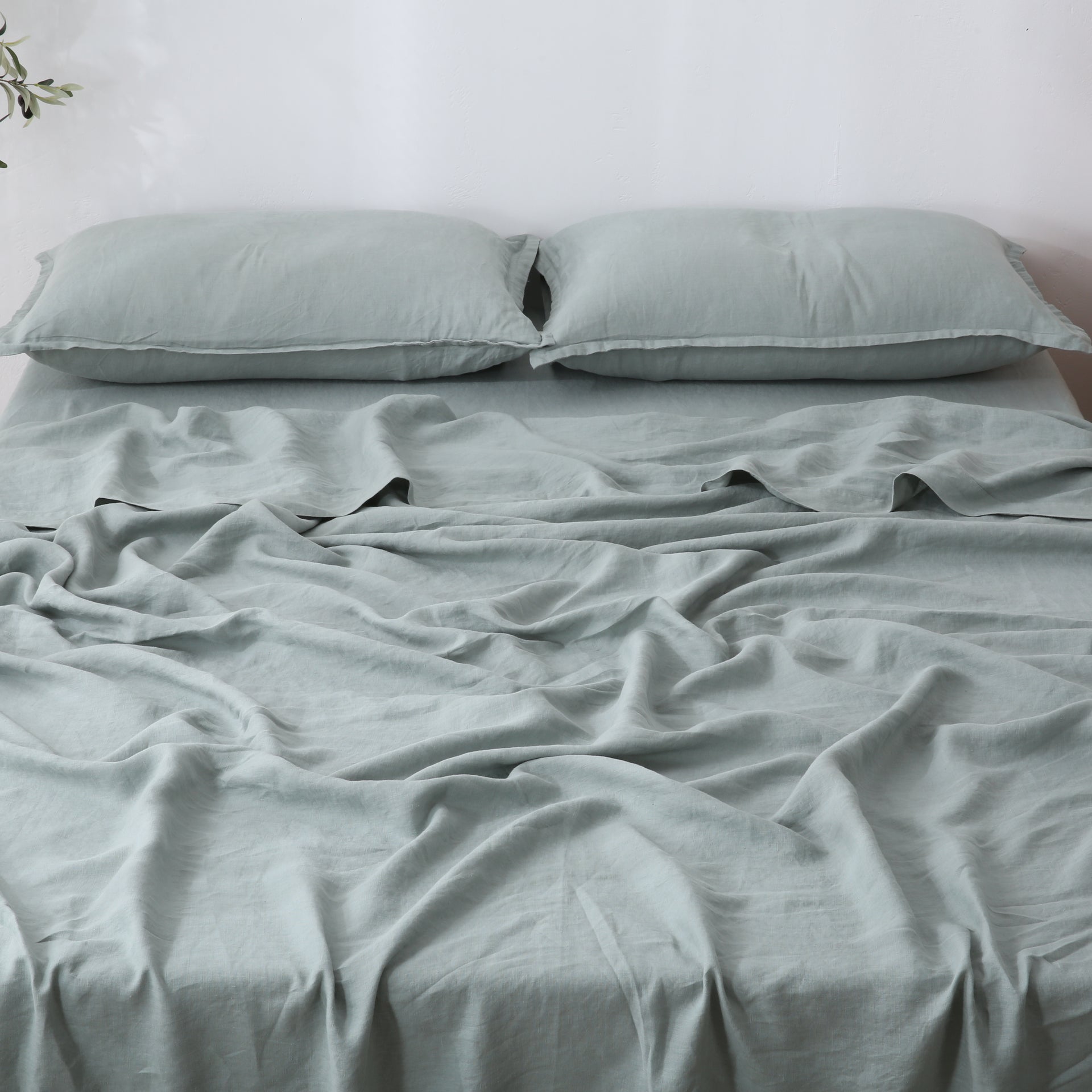 Linen Sheet Set - Sage