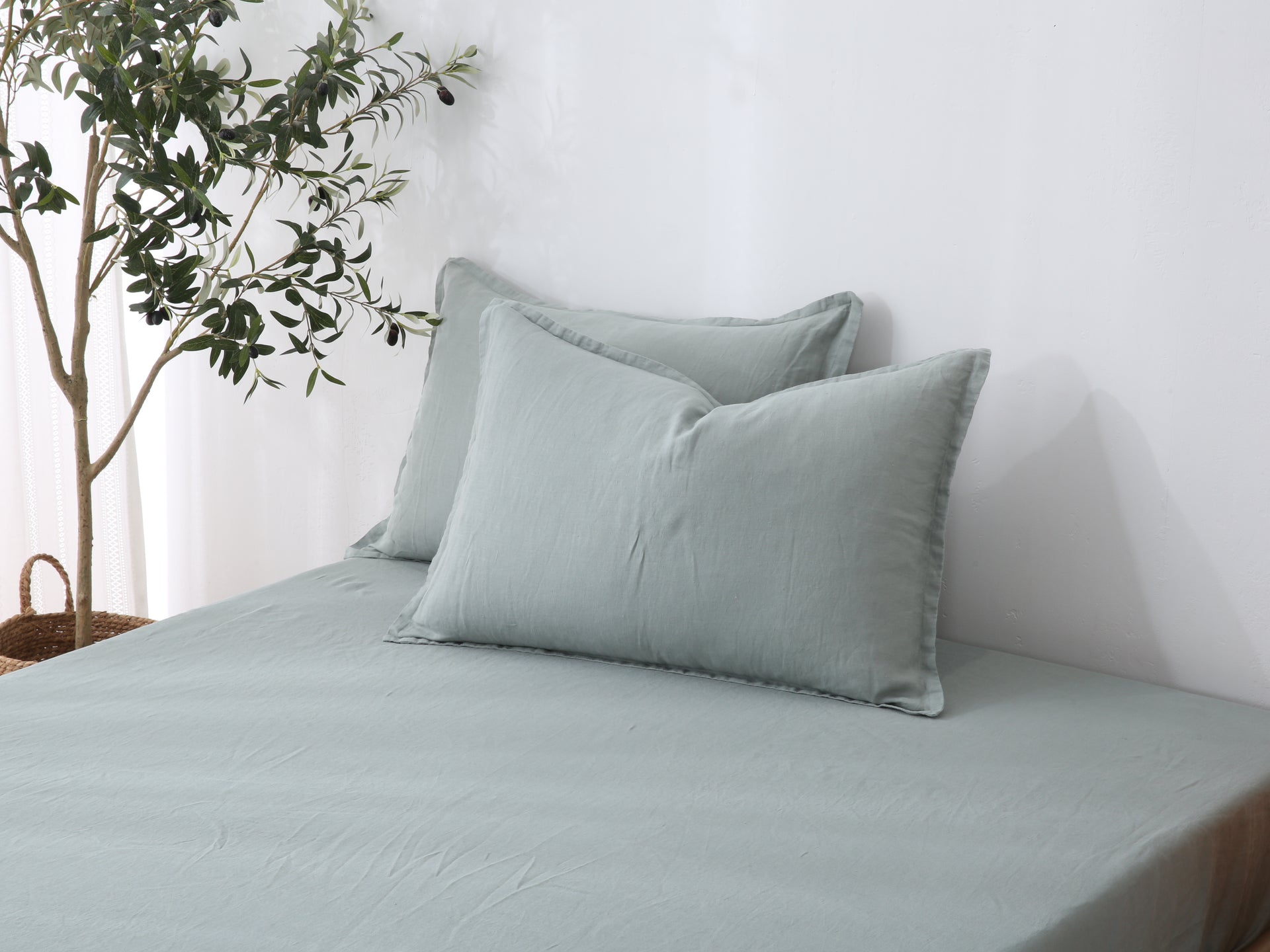 Linen Sheet Set - Sage