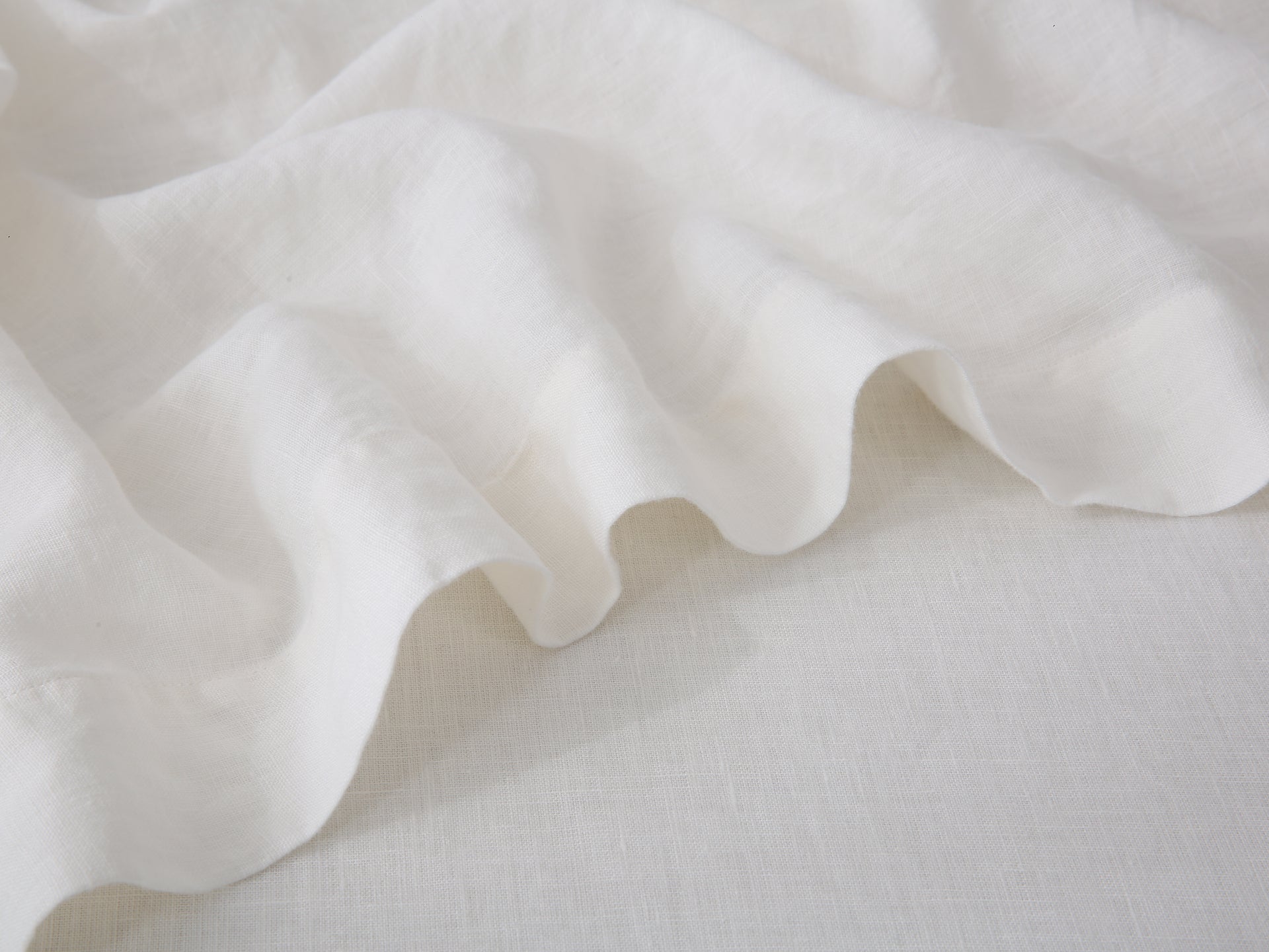 Linen Flat Sheet - Cloud