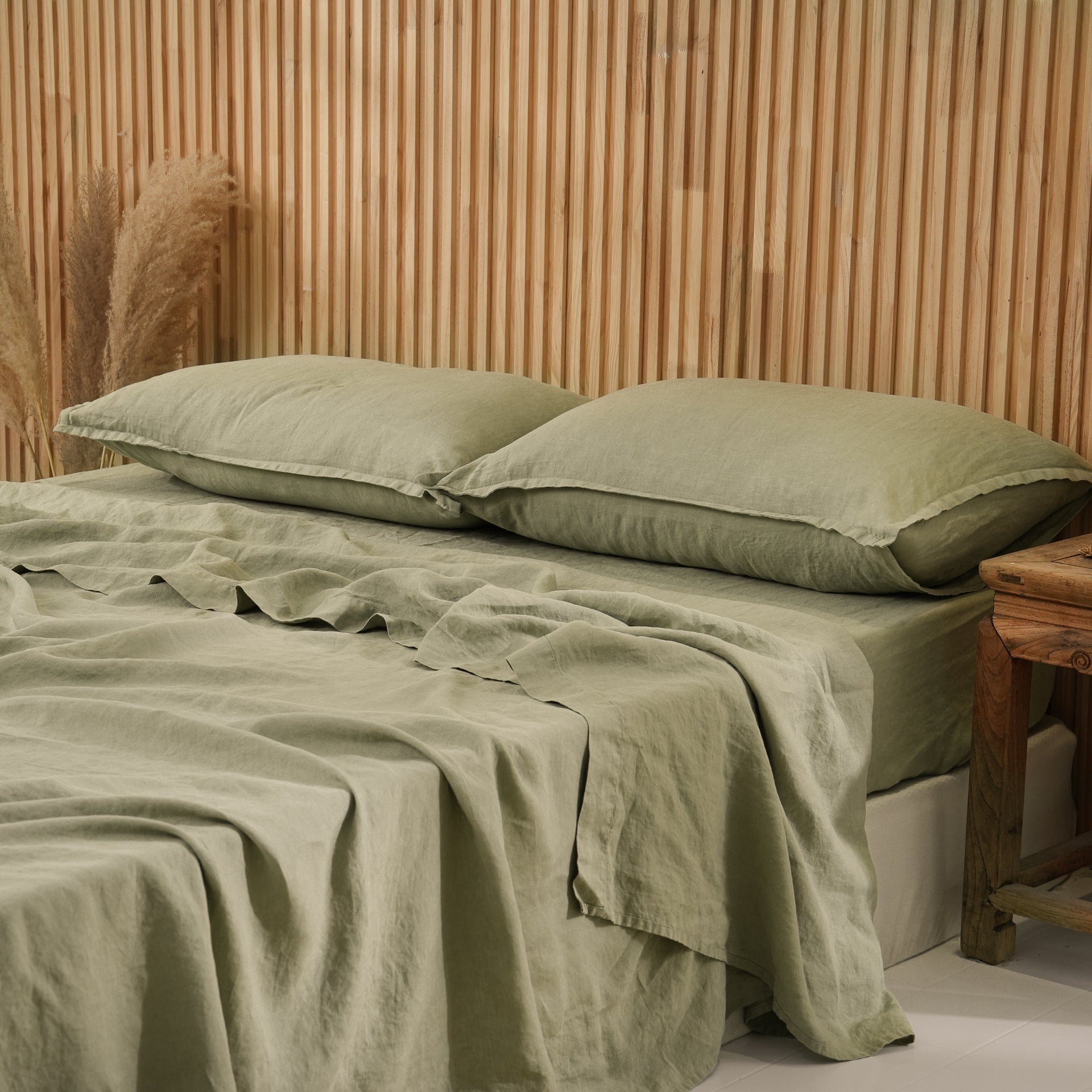 Linen Sheet Set - Fern