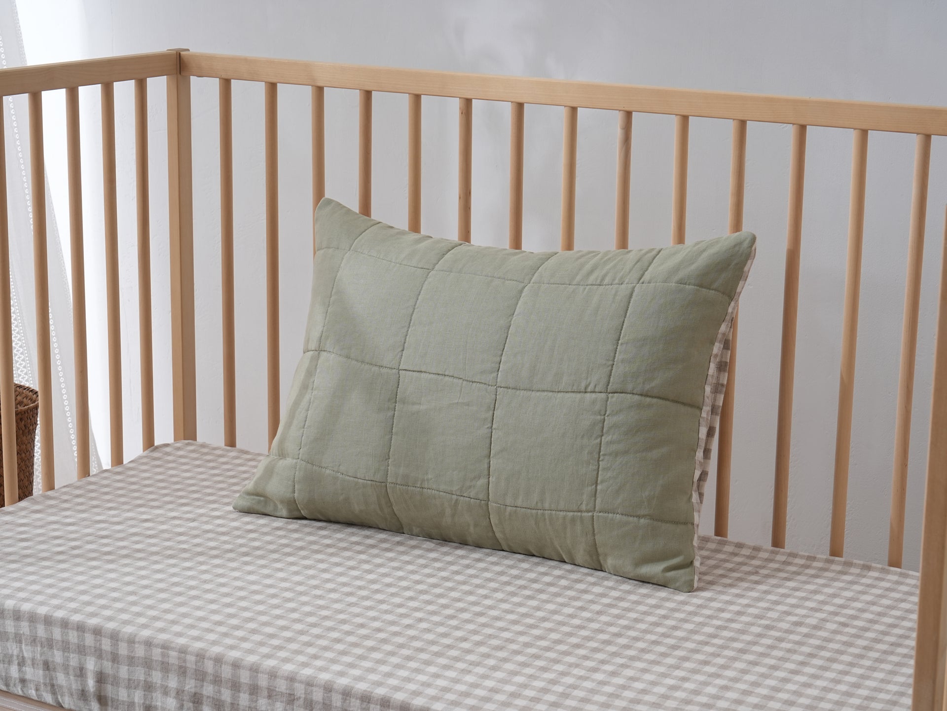 Quilted Crib Pillow Cases (16.5" X 23.5")