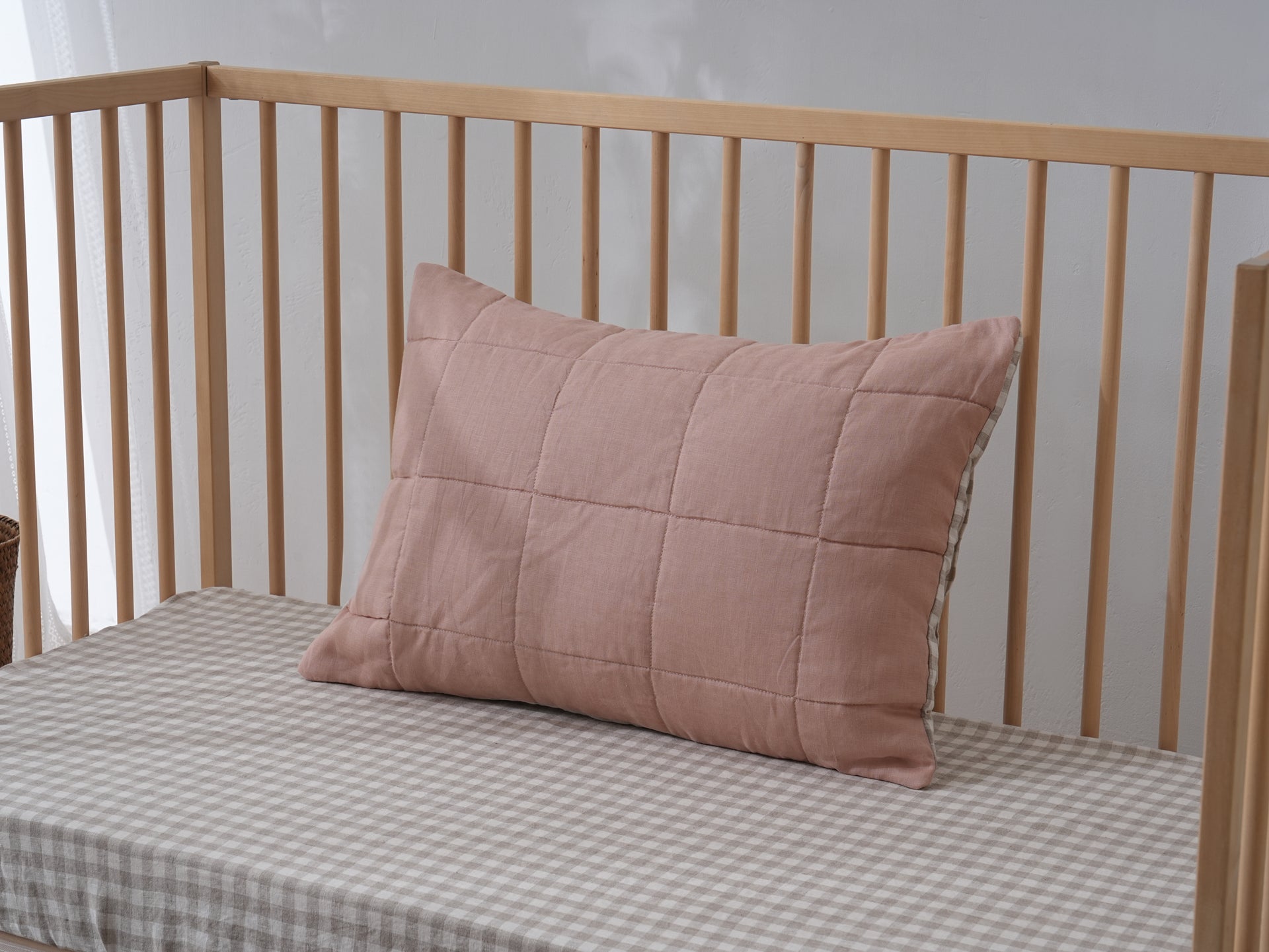 Quilted Crib Pillow Cases (16.5" X 23.5")
