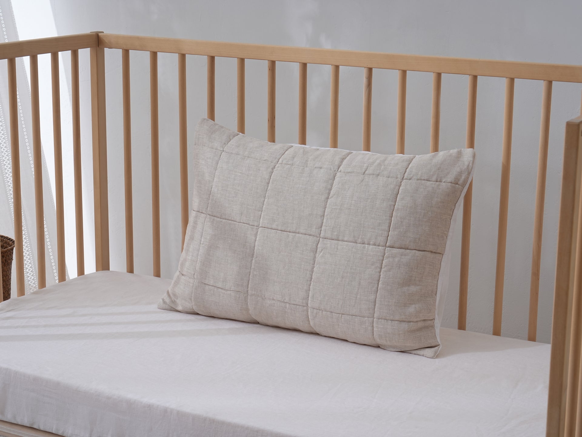 Quilted Crib Pillow Cases (16.5" X 23.5")