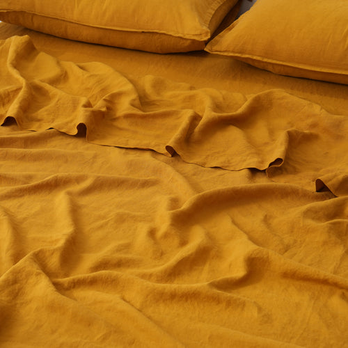 TURMERIC - Sheet Set - 100% French Flax Linen