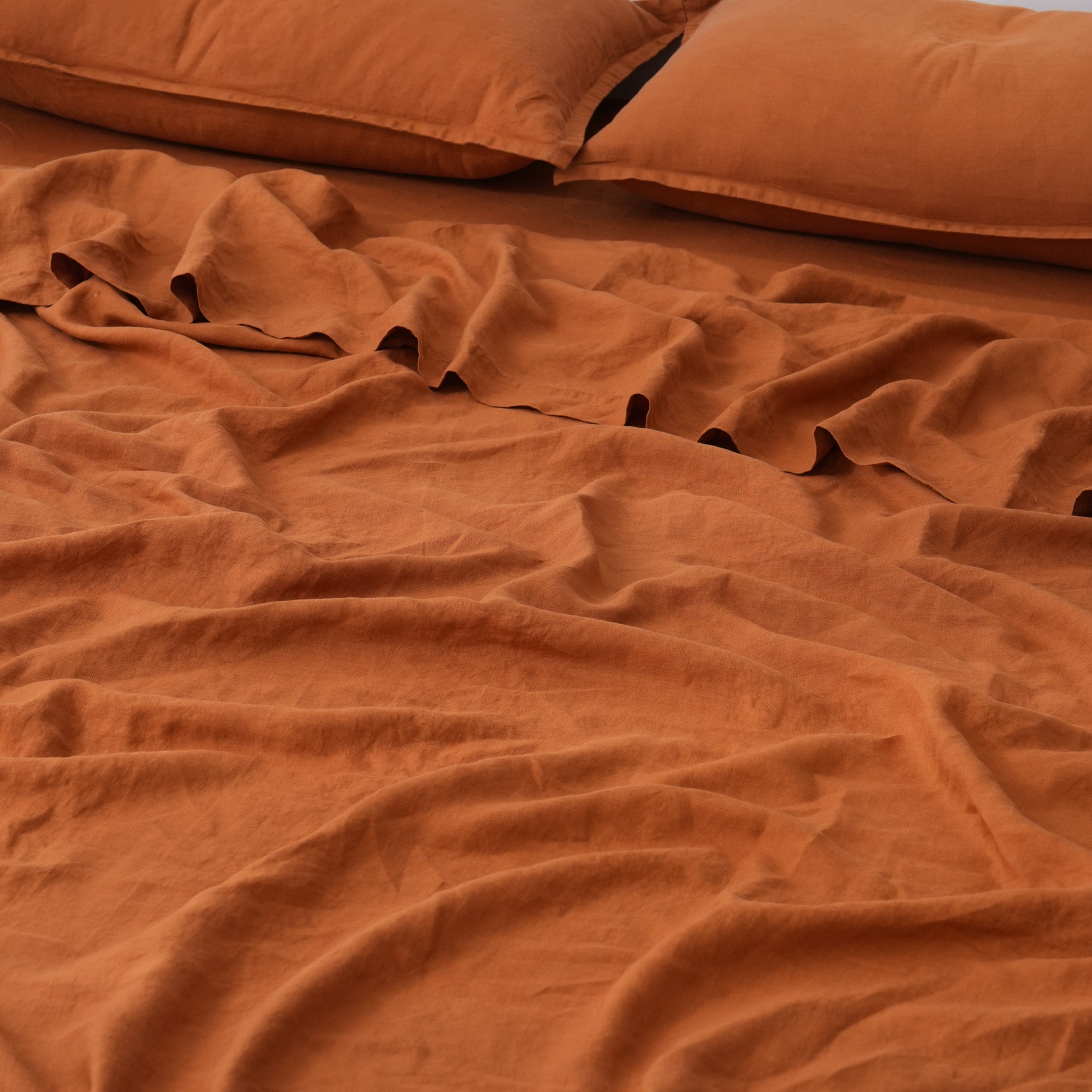 Linen Sheet Set - Clay