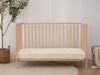 Fitted Linen Crib Sheet - CLOUD