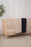 OCEAN + SAND - Quilted Crib Blanket & Play Mat - 100% French Flax Linen