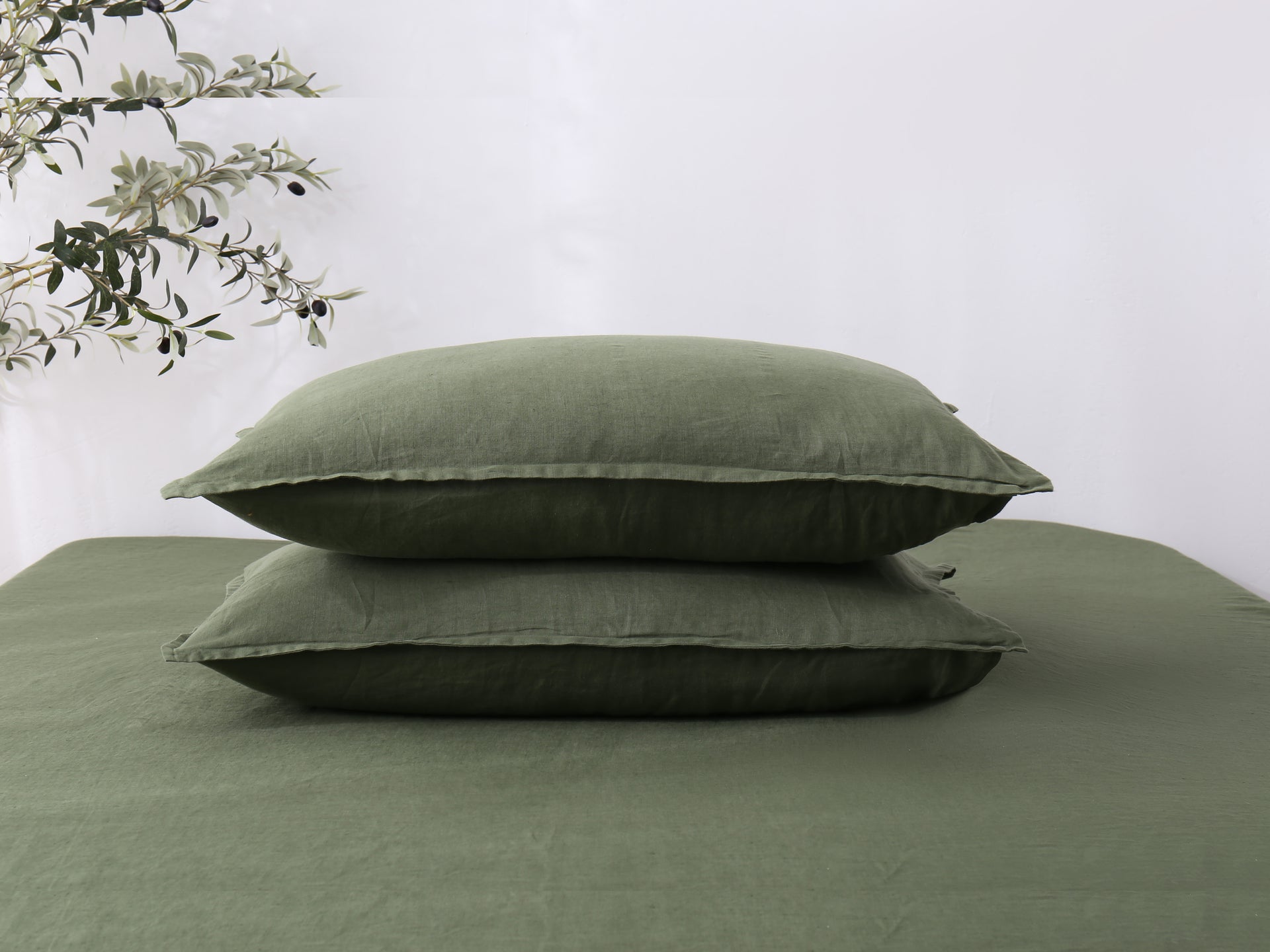 Linen Sheet Set - Forest