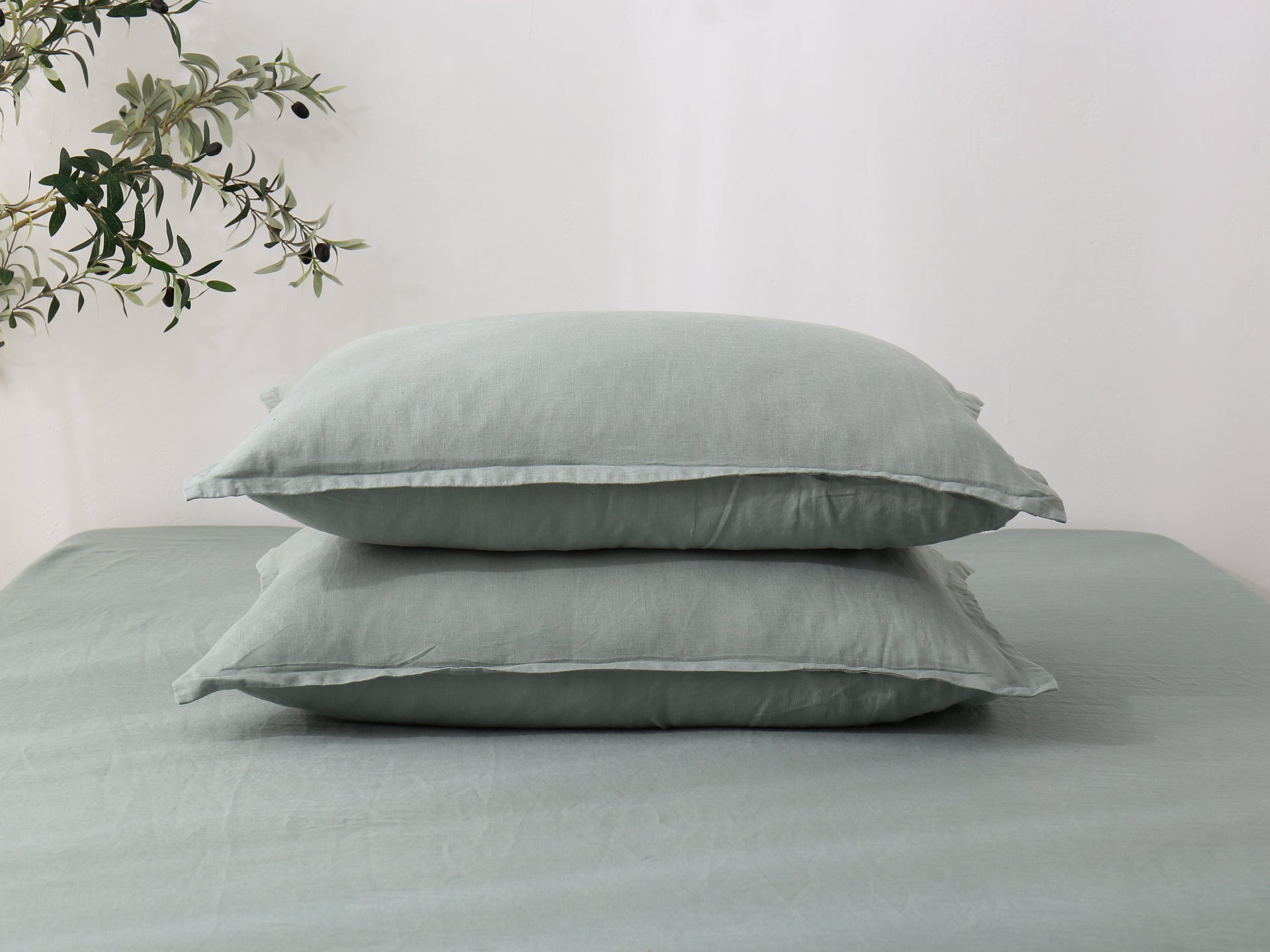 Linen Sheet Set - Sage