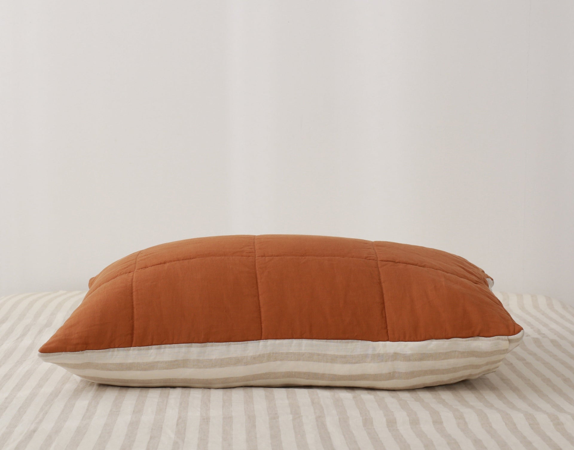 Quilted Linen Pillowcases (Set of Two)