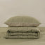 Quilted Pillow Cases (2) - 100% French Flax Linen (Set of Two)