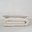 Quilted Pillow Case - 100% French Flax Linen - One (1) Pillow Case