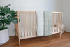 SAGE - Quilted Crib Blanket & Play Mat - 100% French Flax Linen