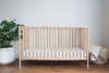 Fitted Linen Crib Sheet - SAND