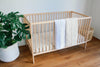 SAND - Quilted Crib Blanket & Play Mat - 100% French Flax Linen